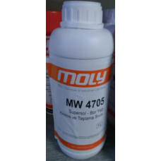 Moly MW 4705 Süpersol -Bor yağı kesme ve Taşlama Sıvısı